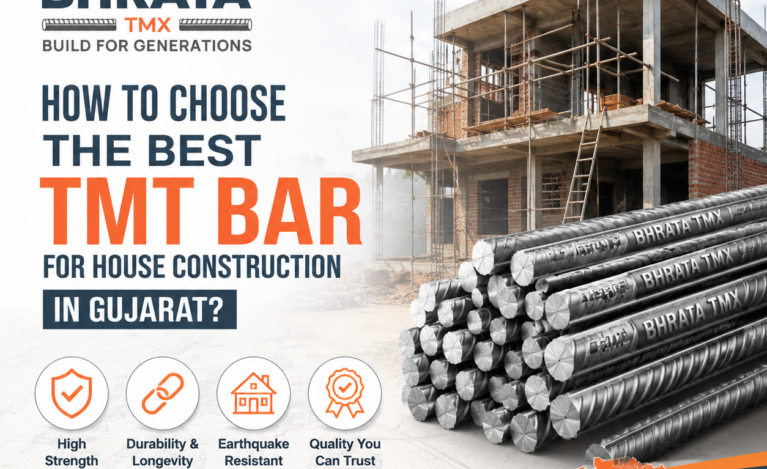 How to Choose the Best TMT Bar for House Construction in Gujarat