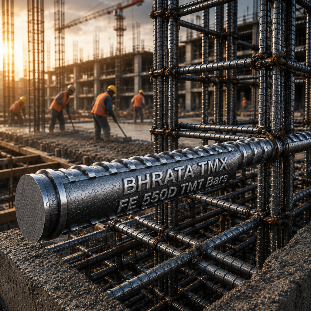 Bhrata TMX FE 550D TMT Bars