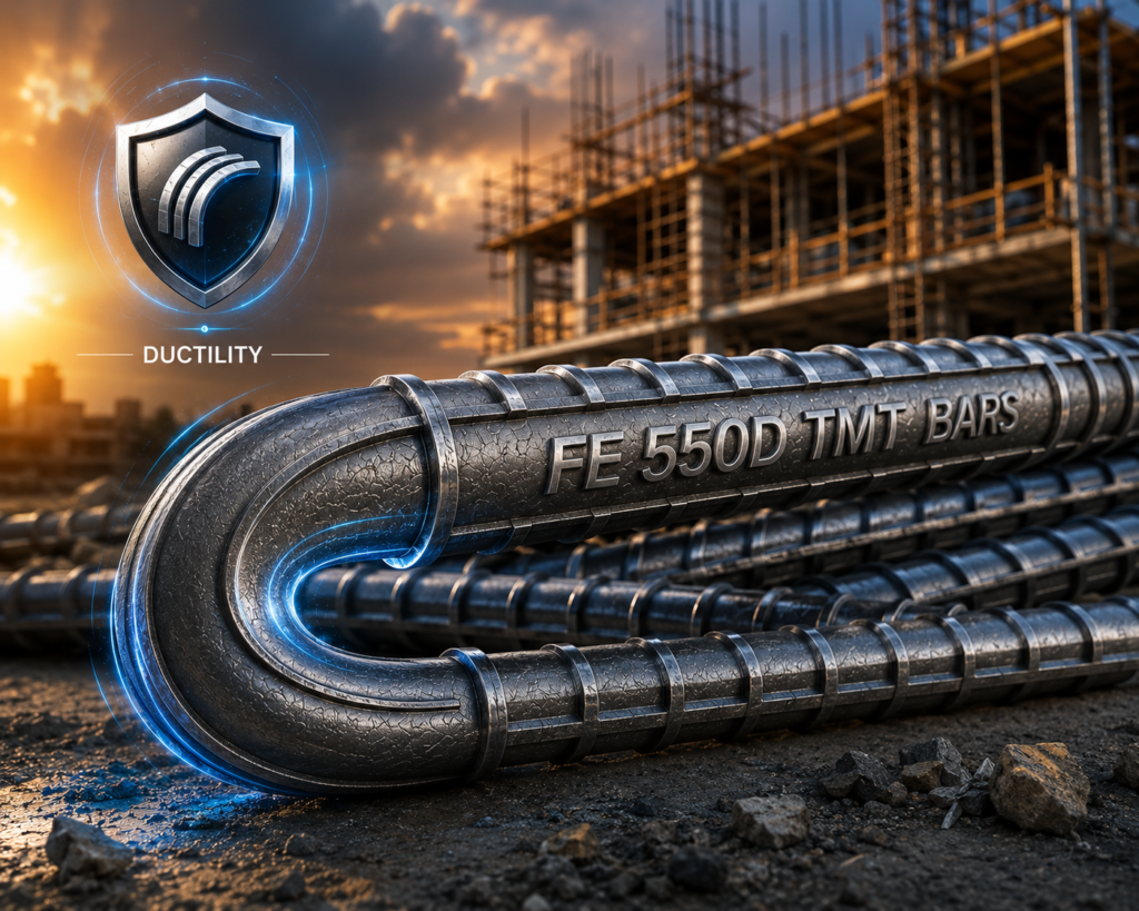 Bhrata FE 550D TMT Bars