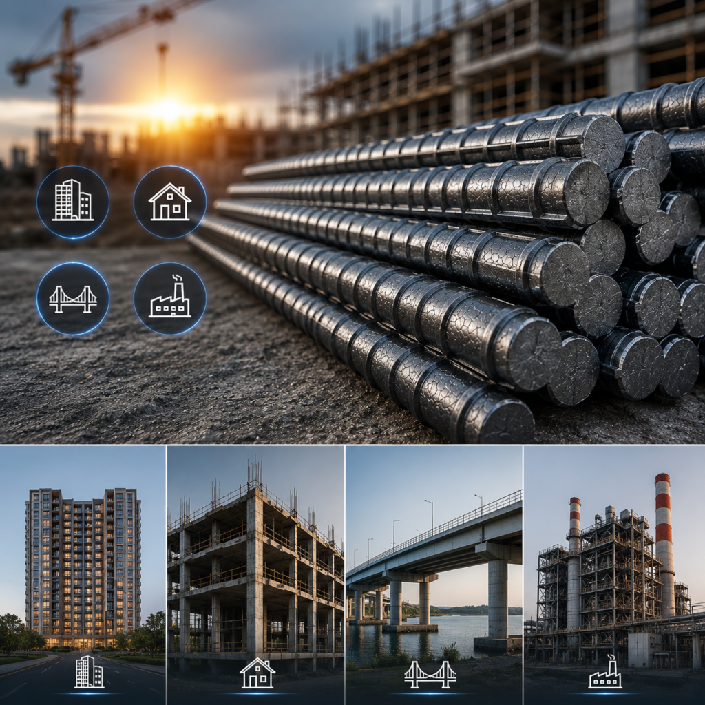 Earthquake Resistant TMT Bars by Bhrata