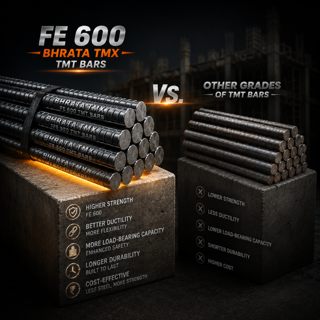 FE 600 TMT Bars