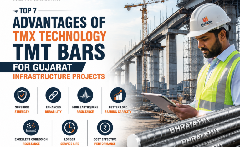 Top 7 Advantages of TMX Technology TMT Bars for Gujarat Infrastructure Projects
