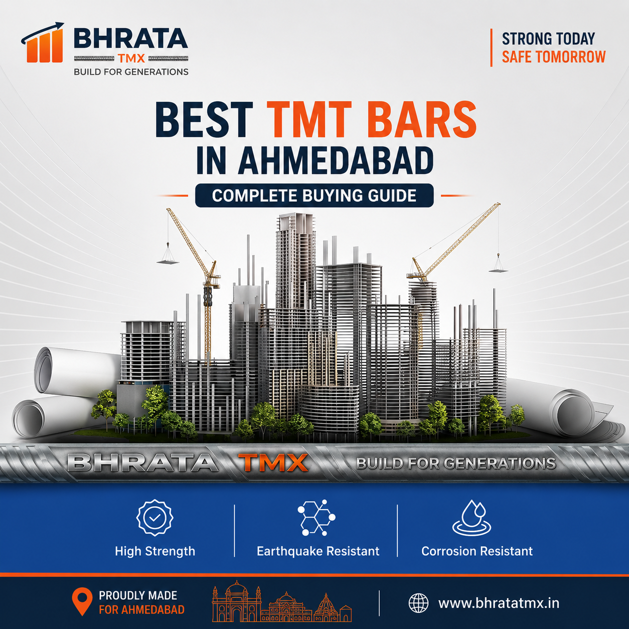 Best TMT Bars in Ahmedabad