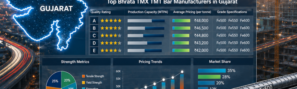 Top TMT Bar Manufacturers in Gujarat Top TMT Bar Manufacturers in Gujarat