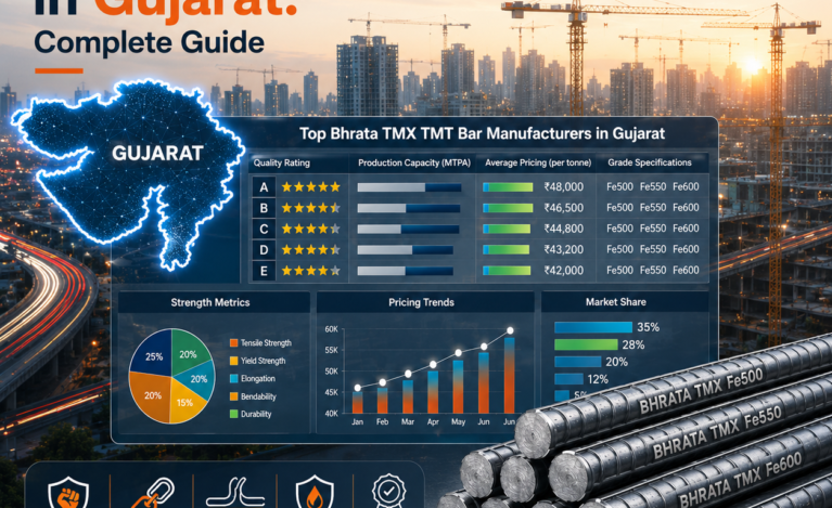 Top TMT Bar Manufacturers in Gujarat