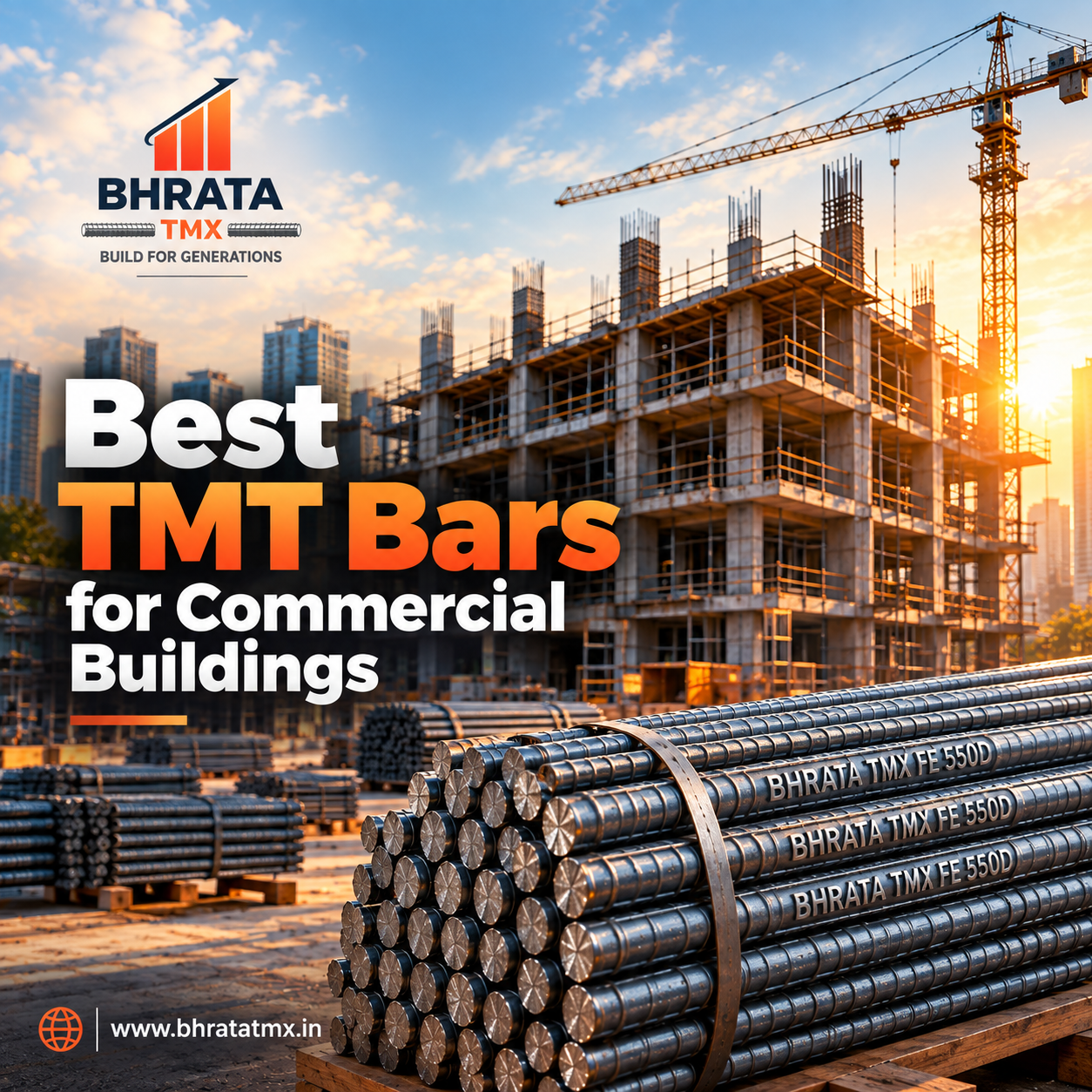Best TMT Bars for Commercial Buildings