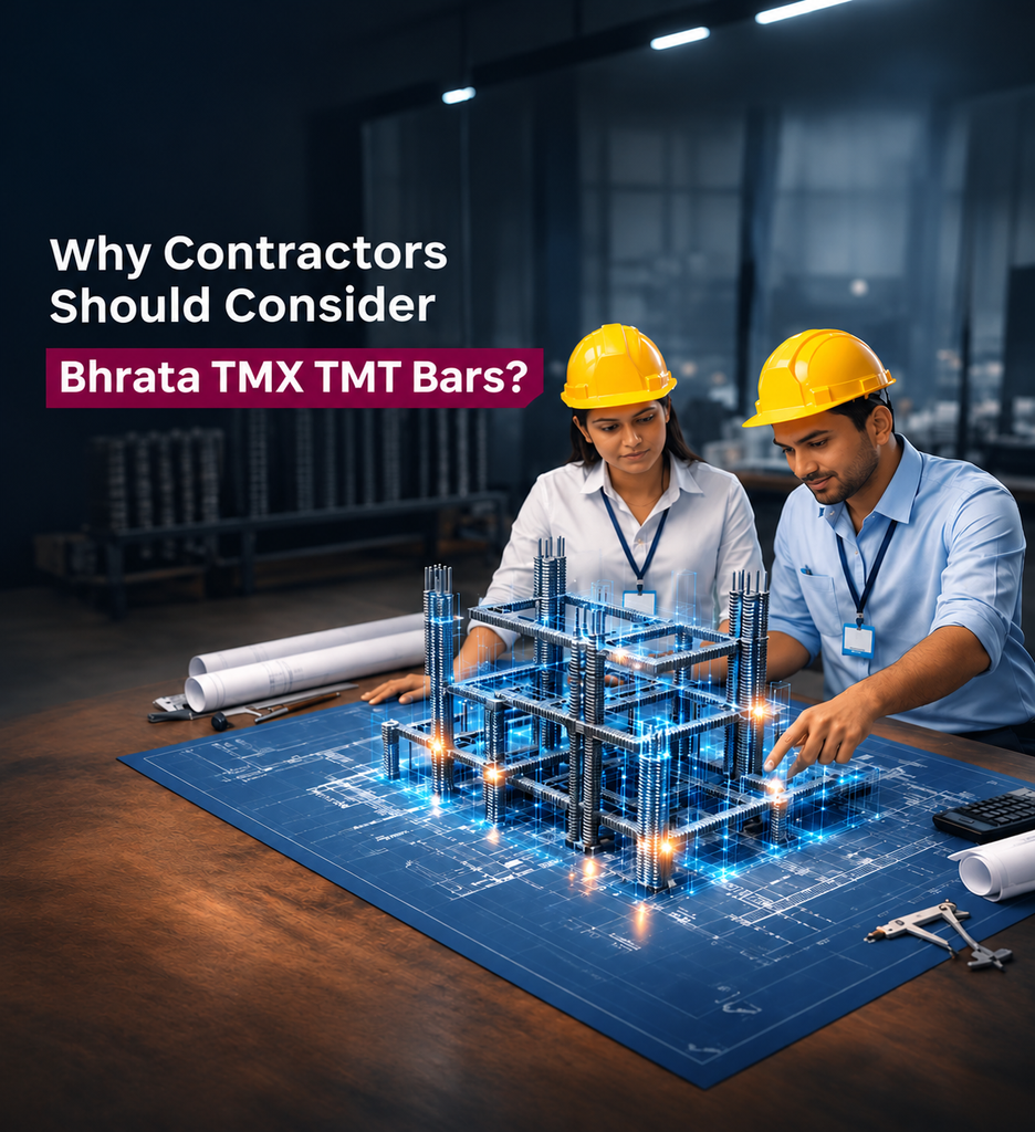 Contractors Should Consider Bhrata TMX TMT Bars